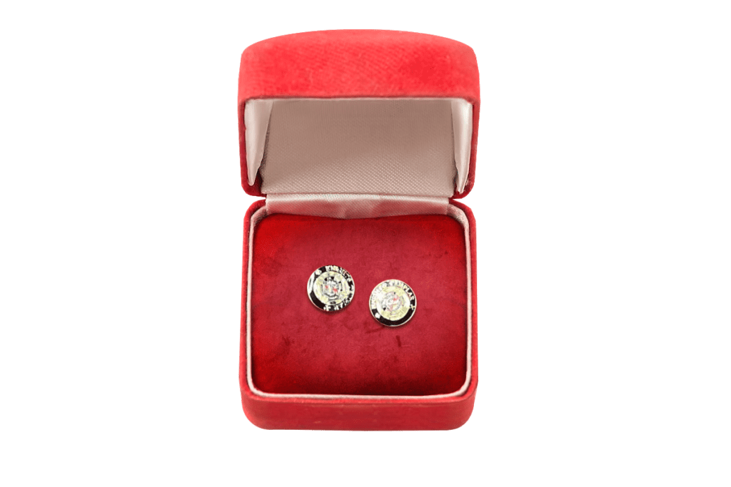 Boutons De Manchette Maçonniques En Or 9 Carats - Style Grand Maître - Occasion - Royaume-Uni