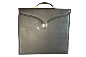 Porte-Décors-souple-avec-zip-et-boucle-Noir