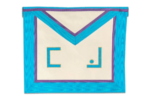 B J TABLIER VM RMM LISERET NOIR MB MACONNIQUES