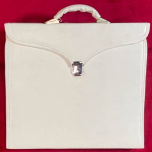 Porte-Décors maçonniques en grande taille -souple avec zip et boucle - Manche rigide - Deux couleurs - BLK - WHT