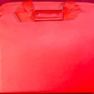 Porte-Décors Maçonniques souple avec zip-manche souple – Trois Couleurs - WHT - Simili Cuir – Rouge - 45