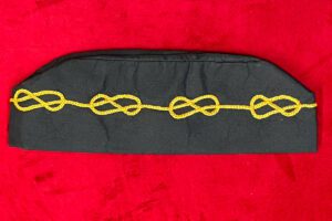 B J COUVRE CHEF NOIR LACS AMOUR COTON 3