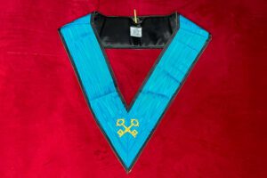 B J SAUTOIR COLLEGE D&RSQUO;OFFICIERS TRéSORIER 4TH REAA DOS NOIR