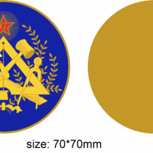 Médaille pour Hommage Honorifique, d'Anniversaire à  Personnalisér en alliage métallique non-précieux - zinc - 70 mm de diamètre - Lot, de 10 unités minimal