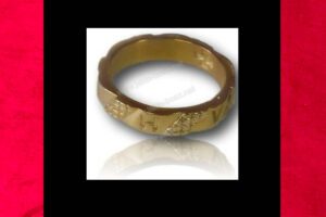 B J ACCESSOIRES ANNEAU ROSE CROIX 3