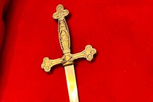 B J – EPEE LOGE MAçONNIQUE EQUERRE COMPAS 4 DETAIL